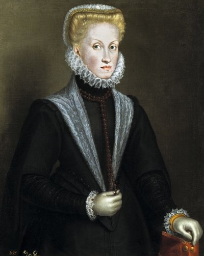 Portrait of Anna of Austria, Queen Consort of Spain and Portugal, 1573 by Sofonisba Anguissola