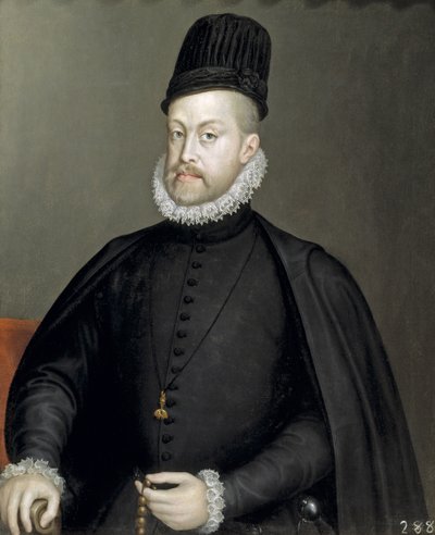 Portrait of Philip II, King of Spain and Portugal by Sofonisba Anguissola