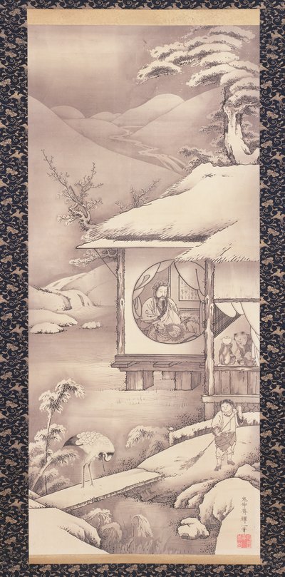 Lin Bu (Lin Hequing) c.1775 by Soga Shohaku