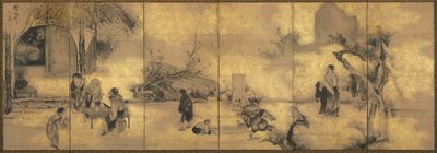 The Eight Immortals of the Wine Cup by Soga Shohaku