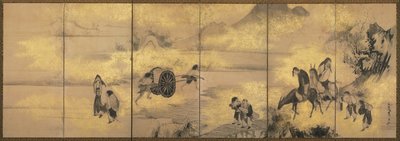 The Eight Immortals of the Wine Cup by Soga Shohaku