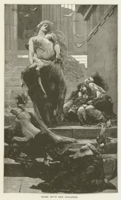 Niobe with Her Children by Solomon Joseph Solomon