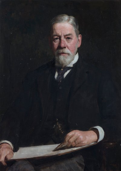 Portrait of Sir Thomas Graham Jackson, c.1896 by Solomon Joseph Solomon