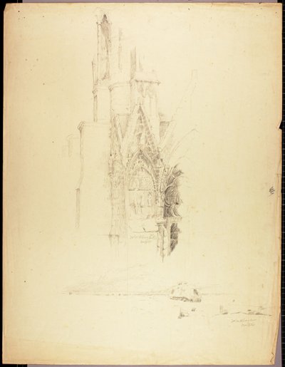 Cathedral Facade by Solon H. Borglum