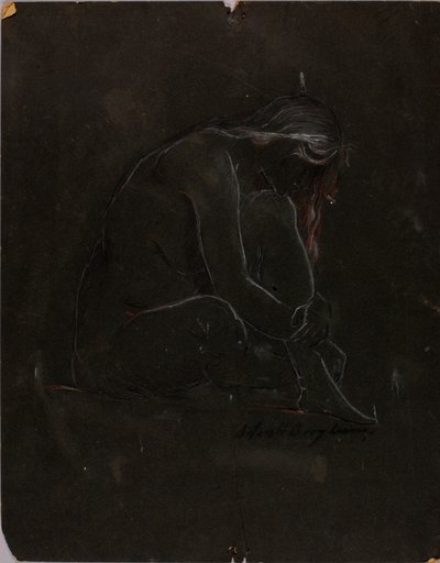 Seated Nude by Solon H. Borglum