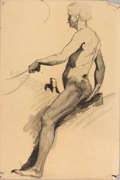 Study for Equestrian Monument (Gen. John B. Gordon) by Solon H. Borglum