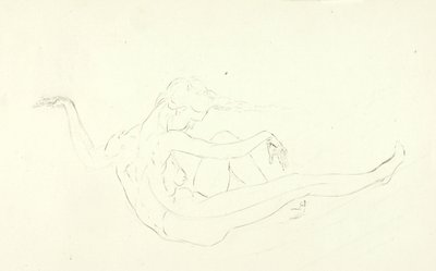 Swimming Nude by Solon H. Borglum
