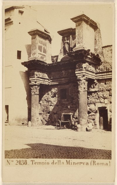 Temple of Minerva (Rome) by Sommer and Behles