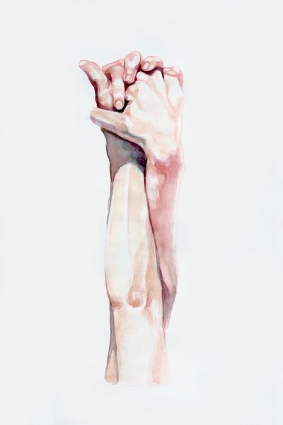 Tender Hand Embrace by Sophia Novosel
