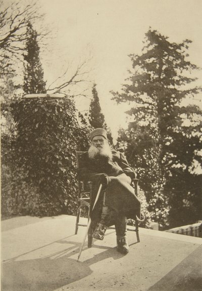 Russian Author Leo Tolstoy, Gaspra, Crimea, Russia by Sophia Andreevna Tolstaya