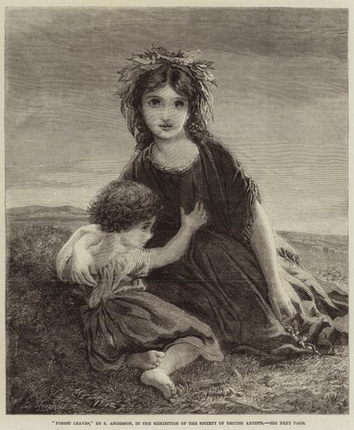 Forest Leaves by Sophie Gengembre Anderson