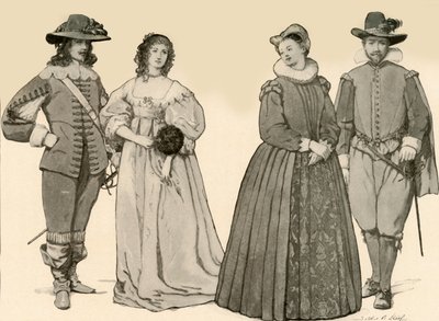 Clothing during the Reigns of James I-Charles I by Sophie B. Steel