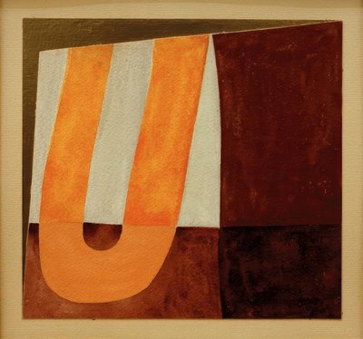 Composition with U-Shape by Sophie Taeuber Arp