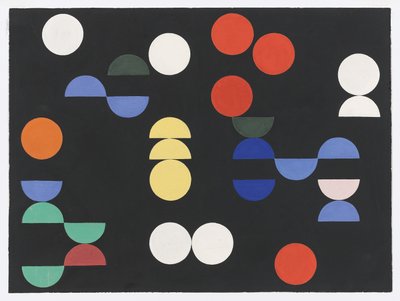Composition with Circles and Semicircles by Sophie Taeuber Arp