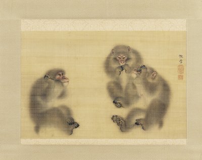Monkeys: Hear No Evil, See No Evil, Speak No Evil by Sosetsu Mori