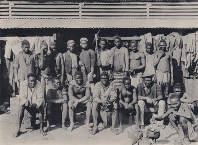 A Group in the Compound by South African Photographer