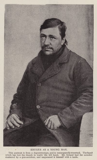 Kruger as a young man by South African Photographer