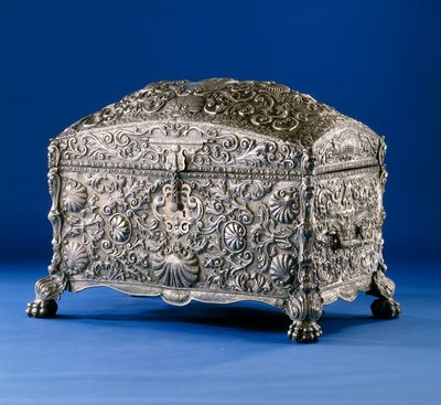 An important Spanish Colonial silver coffer, c.1800 by South American School
