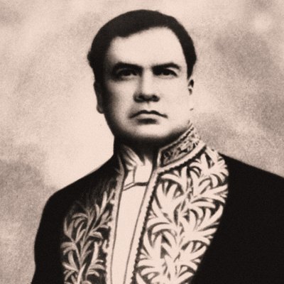 Portrait of Rubén Darío by South American School