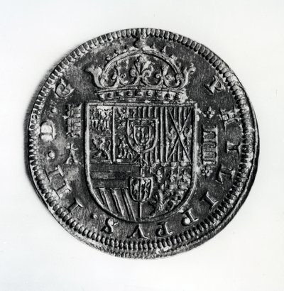 4 Reales coin from the reign of Philip III by Spanish School