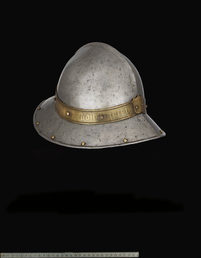 A Spanish War Hat (Cabacete) in late 15th century style by Spanish School