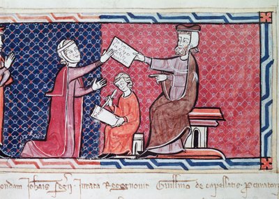 A Woman Taking an Oath before King James I of Majorca (detail) by Spanish School