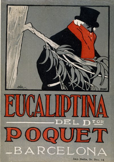 Advertising of the Cold Medicine Eucaliptina, Spain 1924 by Spanish School