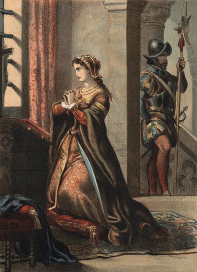 Anne of Boleyn by Spanish School