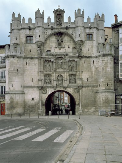 Arco de Santa Maria, once part of the city walls by Spanish School