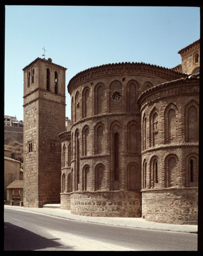 Art Mudejar: View of the Apse of the Church Santiago de Arrabal, 13th Century Toledo, Spain by Spanish School