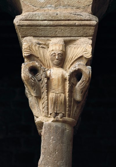 Capital of a Column, from the Church of Santa Maria de l