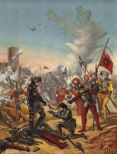 Capture of King Francis I of France at the Battle of Pavia, Italy, 1525 by Spanish School