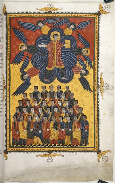 Christ Appears in the Clouds by Spanish School