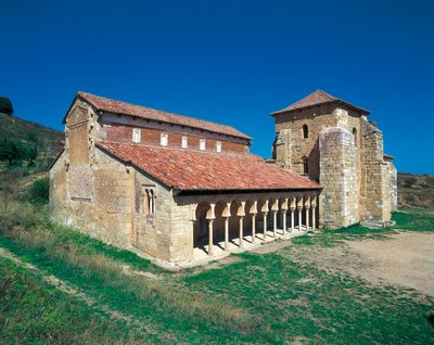 Church of San Miguel de Escalada, 913 by Spanish School