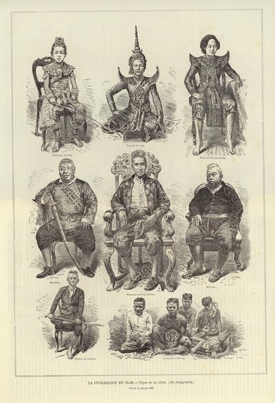 Civilization in Siam by Spanish School