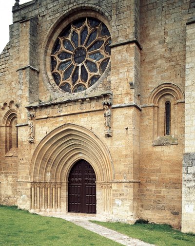 Collegiate Church of Santa María del Manzano, Castrojeriz, Burgos, Spain by Spanish School