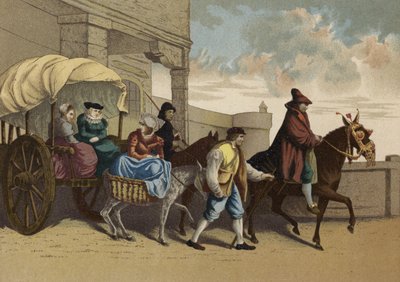 Costumes of the French bourgeoisie, 16th Century by Spanish School