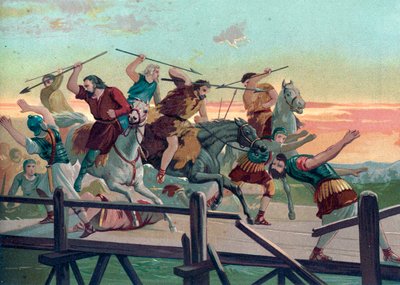 Death of Amilcar Barca by Spanish School