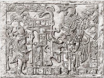 Decorative Lintel from Yaxchilan by Spanish School