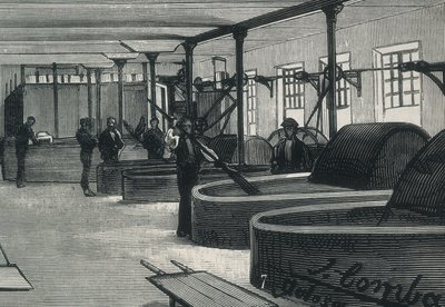 Economy (19th Century): Paper Factory in Spain 
