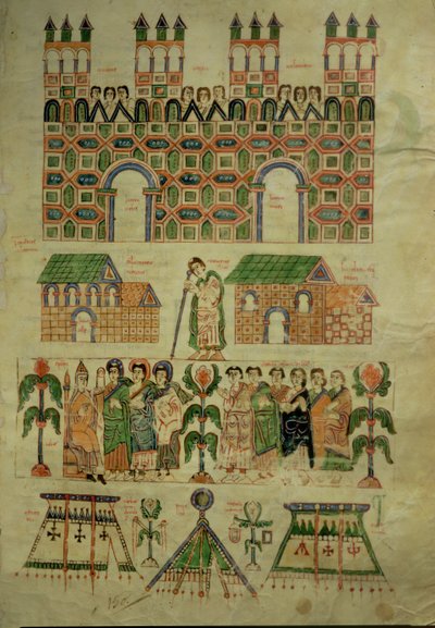 The Council of Toledo, from Abeldas Councilar Codex by Spanish School