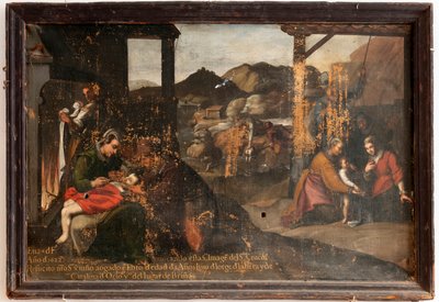 Hermitage (Ermita de Nuestra Señora de Belén). Interior. by Spanish School