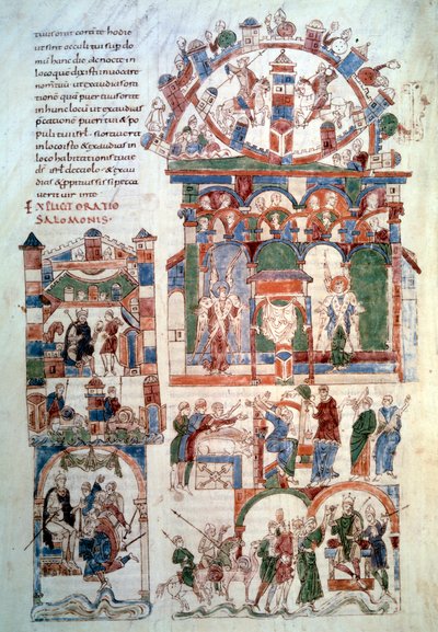 King Solomon Receiving the Tribute by Spanish School