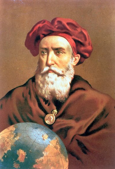 Vasco da Gama (c.1469-1525) Portuguese Navigator by Spanish School