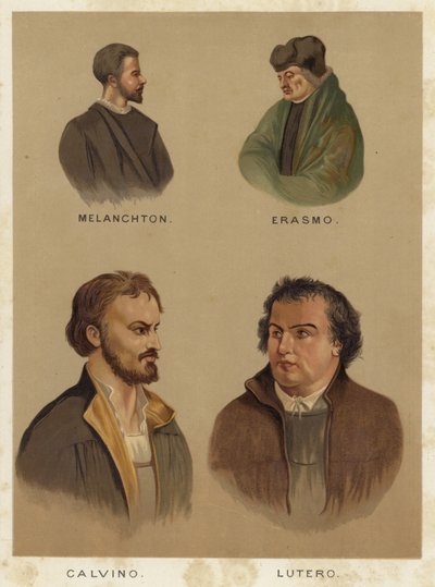 Important Personalities of the Christian Reformation by Spanish School