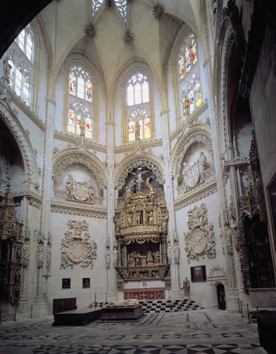 Interior view of the Capilla del Condestable, late 15th century by Spanish School