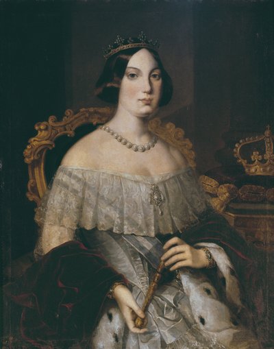 Isabella II, Queen of Spain by Spanish School