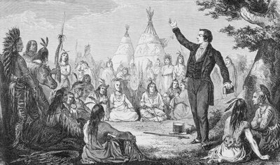 Joseph Smith, Founder of the Mormon Church, Preaching to Indians, from 
