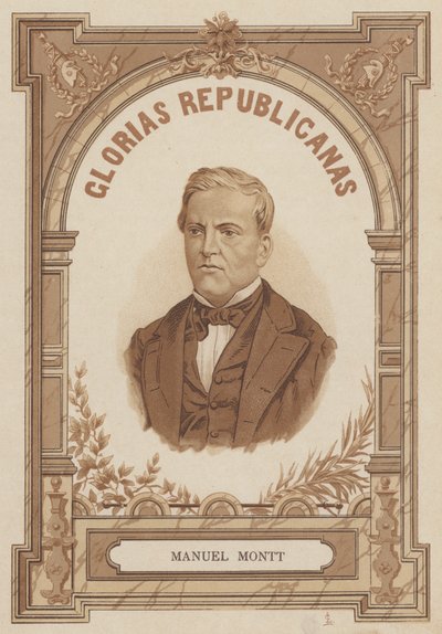 Manuel Montt, Chilean statesman and scholar by Spanish School