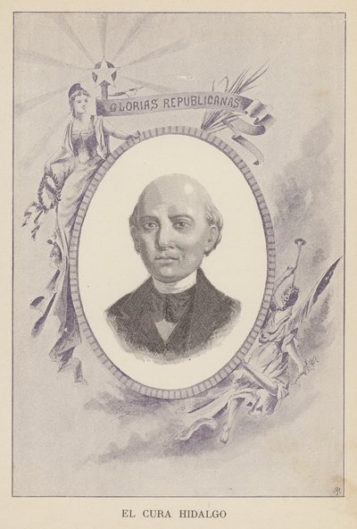 Miguel Hidalgo y Costilla, Mexican Catholic priest and revolutionary by Spanish School